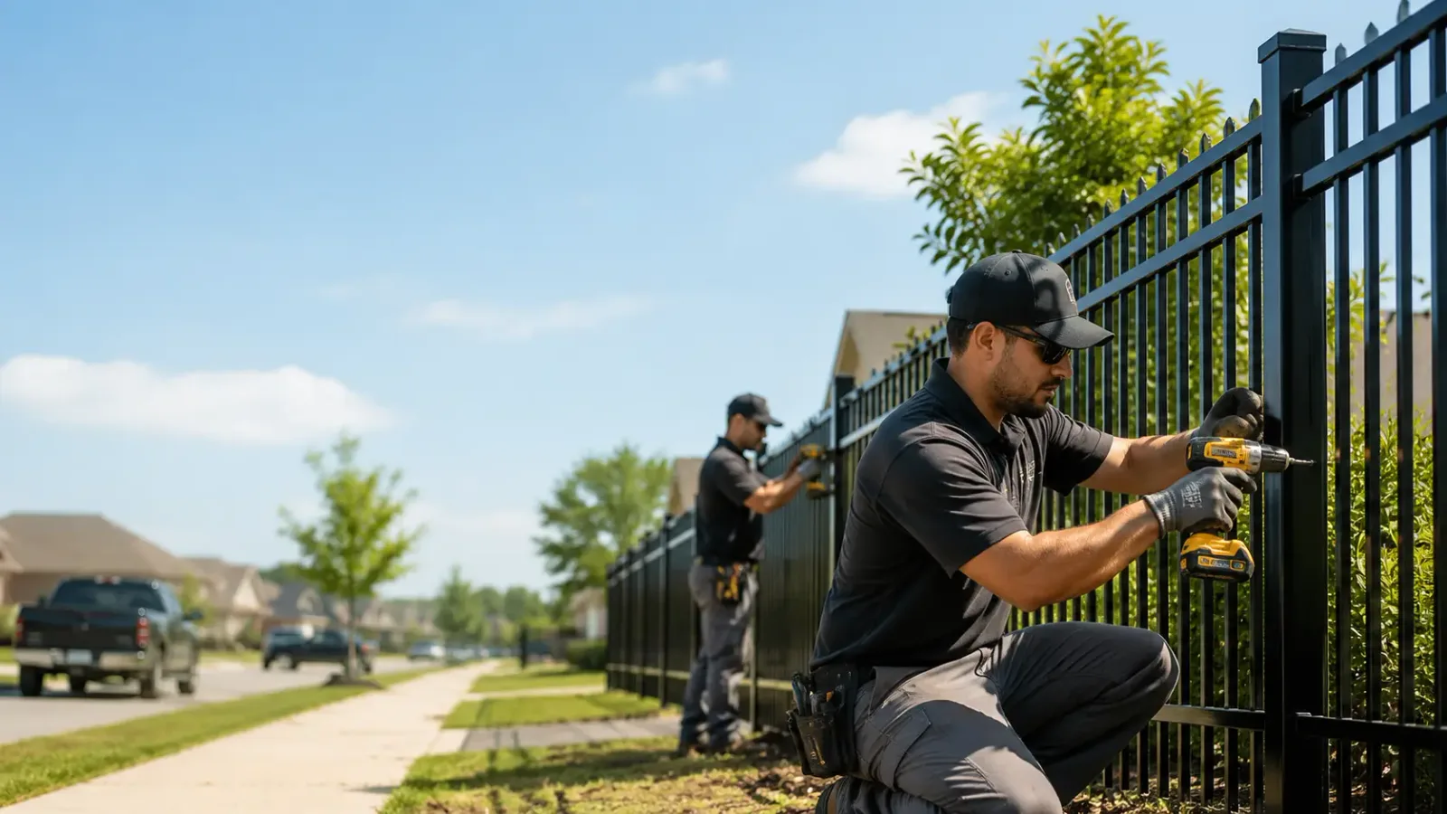 Metal Fence Installation in New Point, IN